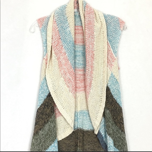 CAbi Sherbet Line Up Circle Cardigan/Vest/Shrug/Sweater Style 216 XS/Sma… - Picture 9 of 12